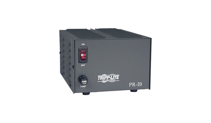 Tripp Lite DC Power Supply 20A 120V AC Input to 13.8V DC Output TAA GSA
