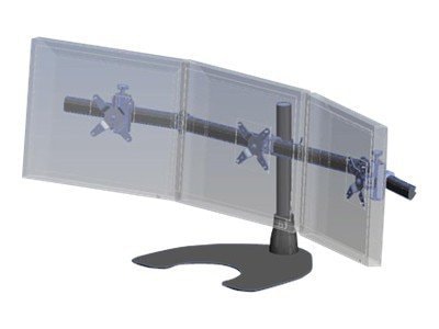 Ergotech 100-D16-B03 - stand - for 3 LCD displays - black