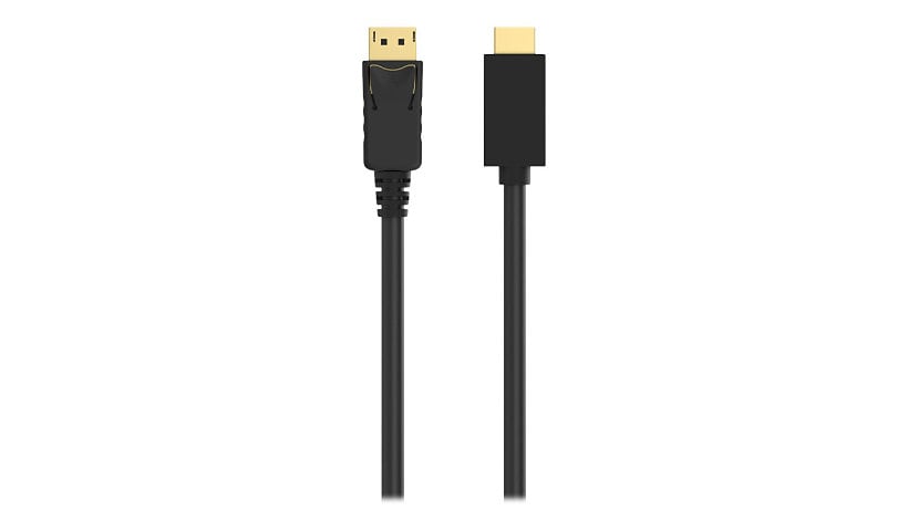 Belkin 3ft DisplayPort to HDMI Cable, M/M, 4k - adapter cable - DisplayPort / HDMI - 91 cm