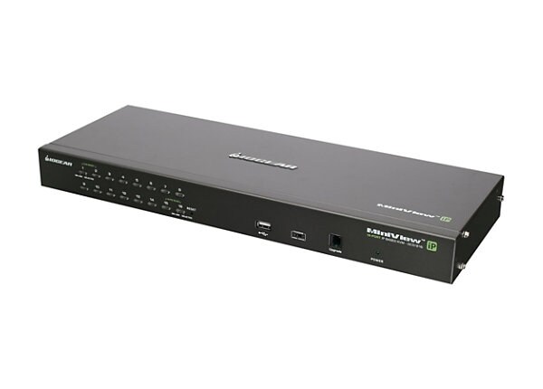 IOGEAR GCS1816i IP Based - KVM / USB switch - 16 ports - rack-mountable