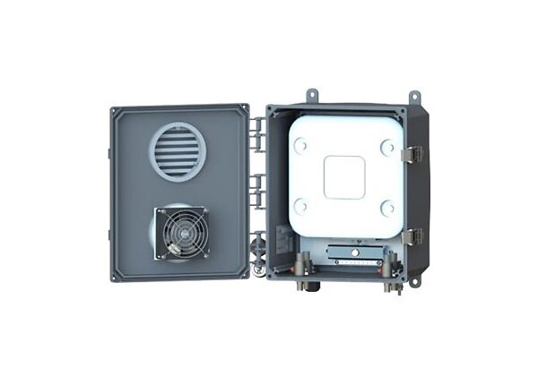 TerraWave network device enclosure mount