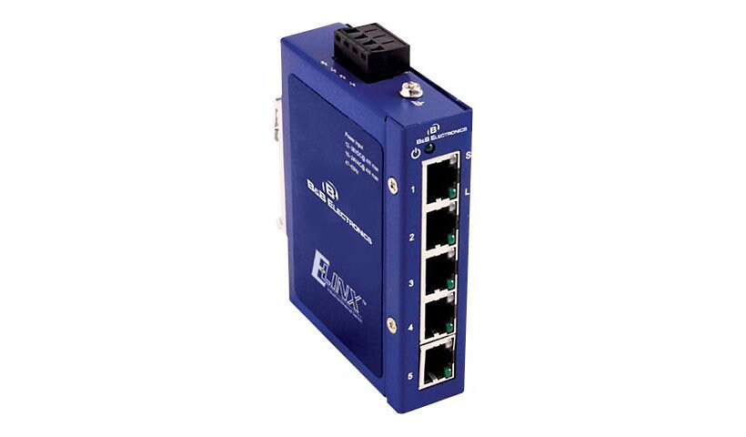 B&B Elinx ESW100 Series ESW105 - switch - 5 ports