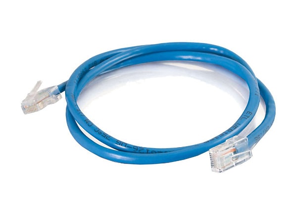 C2G Cat5e Non-Booted Unshielded (UTP) Network Patch Cable - patch cable - 3.05 m - blue