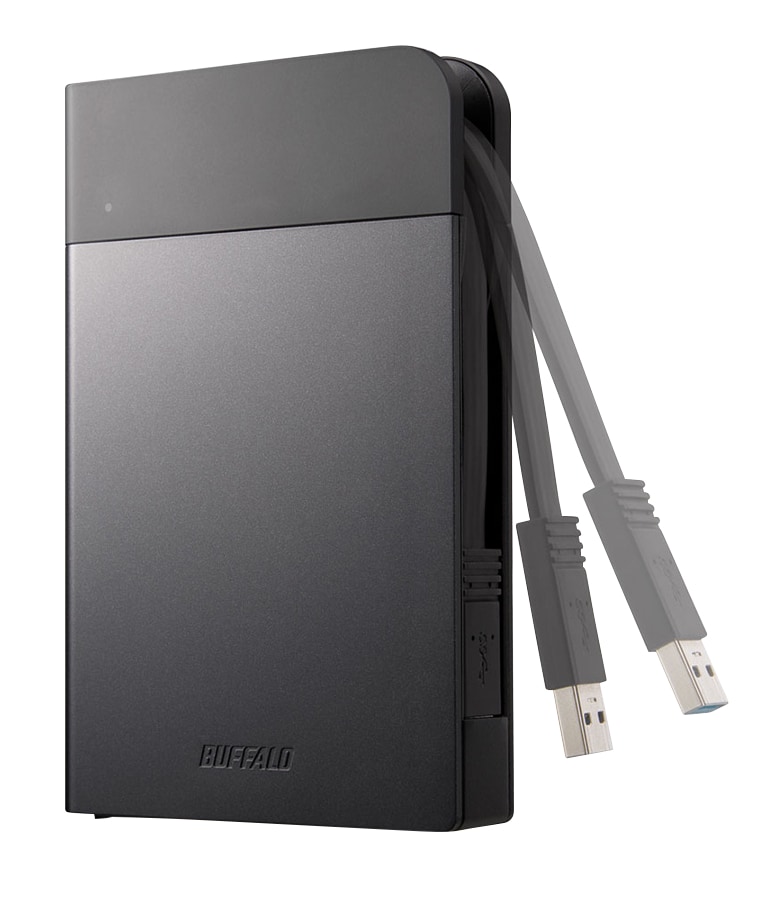BUFFALO MiniStation Extreme NFC HD-PZN1.0U3B - hard drive - TB USB 3.0 HD-PZN1.0U3B - -