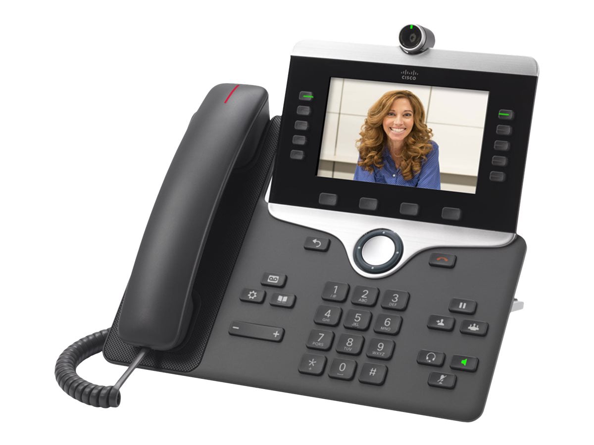 Cisco IP Phone 8865 - IP video phone - with digital camera, Bluetooth interface