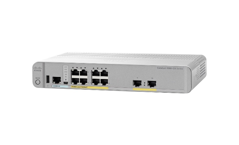Cisco Catalyst 3560CX-8PT-S - switch - 8 ports - managed - rack