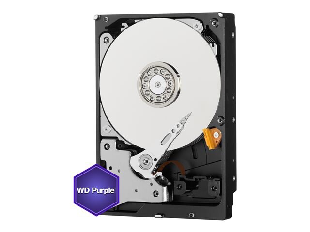 WD Purple Surveillance Hard Drive WD10PURX - hard drive - 1 TB - SATA 6Gb/s