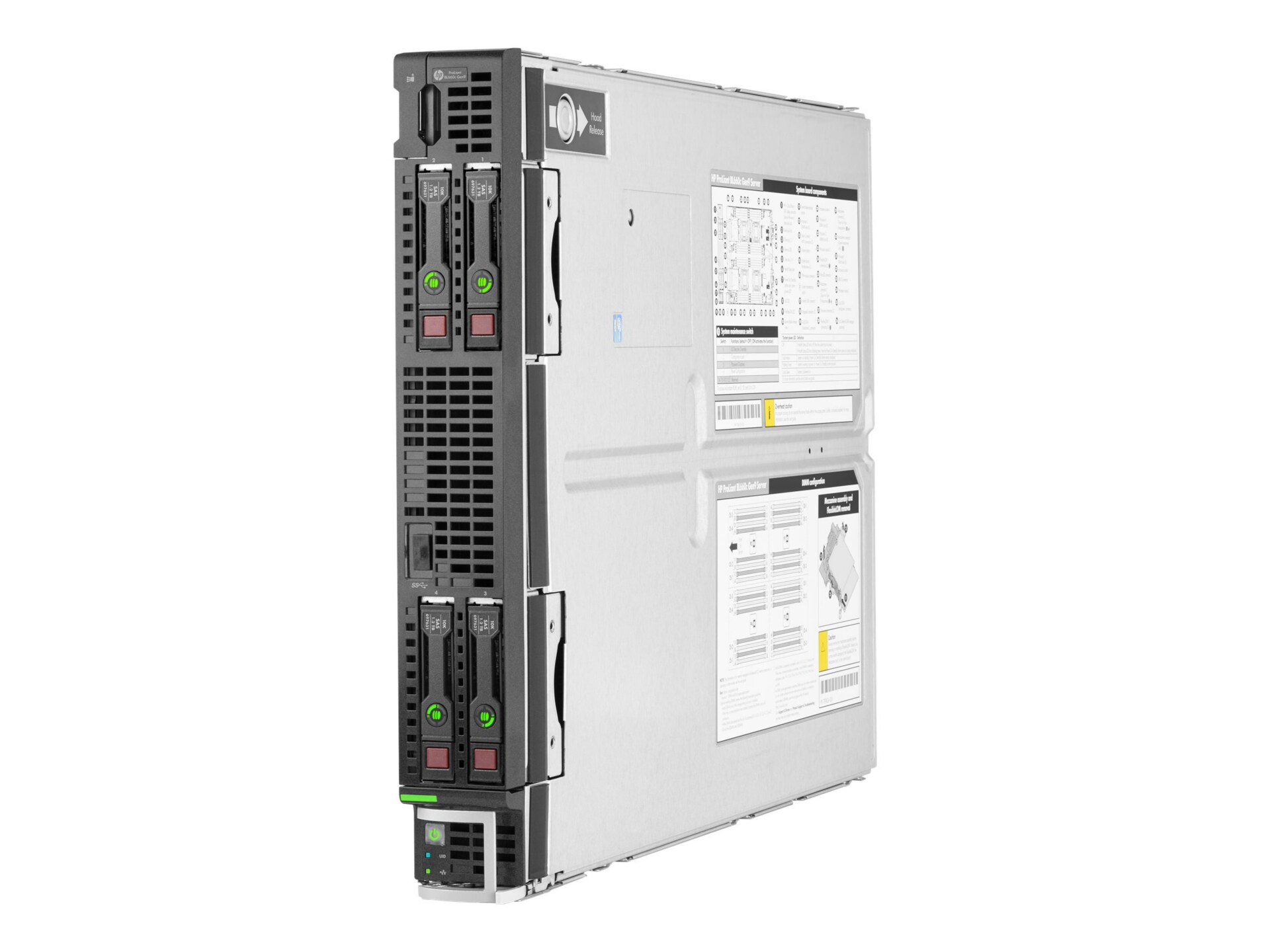 HPE ProLiant BL660c Gen9 - blade - Xeon E5-4650V3 2.1 GHz - 128 GB - no HDD