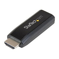 StarTech.com Compact HDMI to VGA Adapter with Audio - Video Converter 1080p