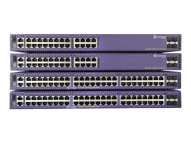 Extreme Networks Summit X450-G2 Series X450-G2-48t-10GE4 - switch - 48 ports - managed - rack-mountable