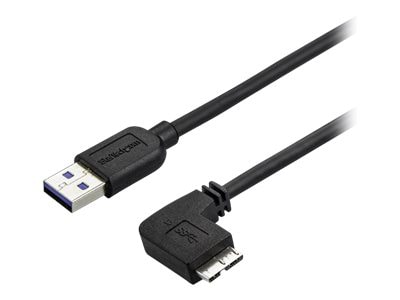 StarTech.com 2m 6 ft Slim Micro USB 3.0 (5Gbps) Cable - M/M - USB 3.0 A to
