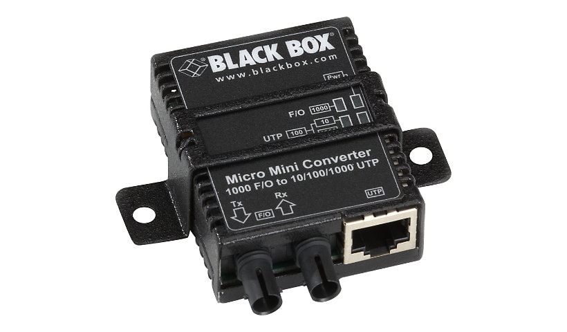 Black Box Micro Mini Media Converter - wall mount bracket