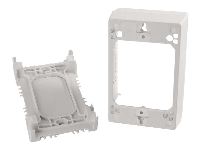 C2G Wiremold Uniduct Single Gang Deep Junction Box - White - cable raceway