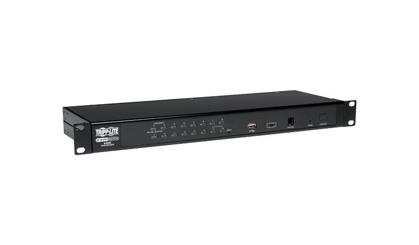 Tripp Lite 16-Port Rackmount KVM Switch w/ Built in IP and On Screen Display 1U - KVM switch - 16 ports - rack-mountable