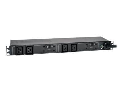 Tripp Lite PDU Basic 208V / 240V 30A 5/5.8kW C19 4 Outlet L6-30P Horizontal 1U - power distribution unit