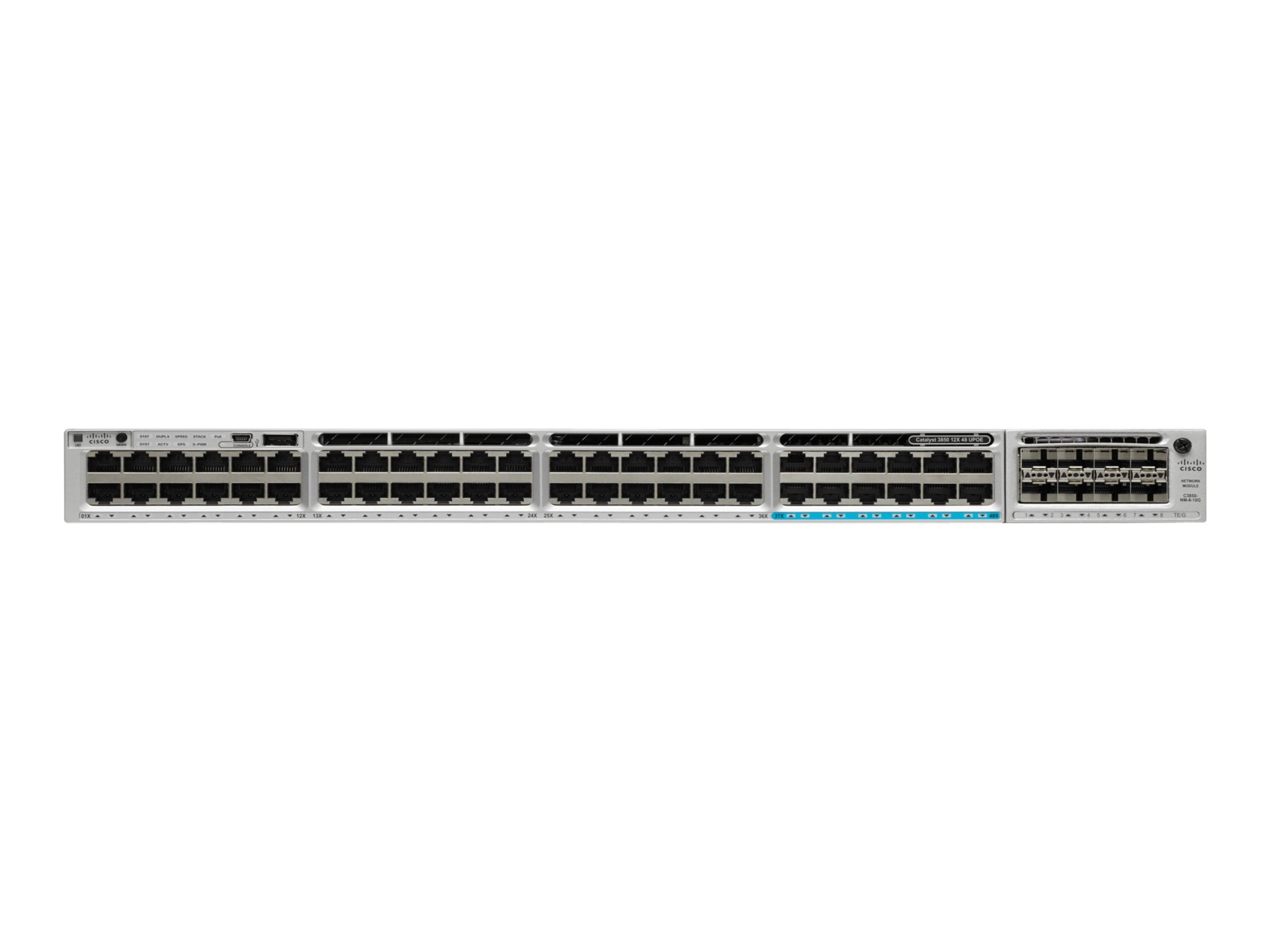 Cisco Catalyst 3850-48U-L - switch - 48 ports - managed - rack-mountable