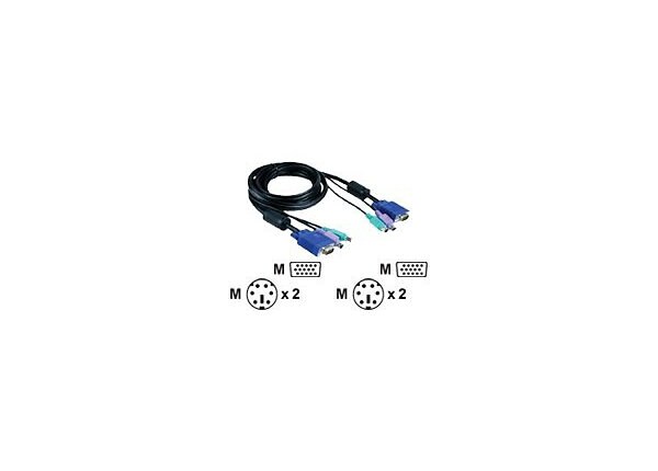 D-Link All-In-One KVM Cable, 6'