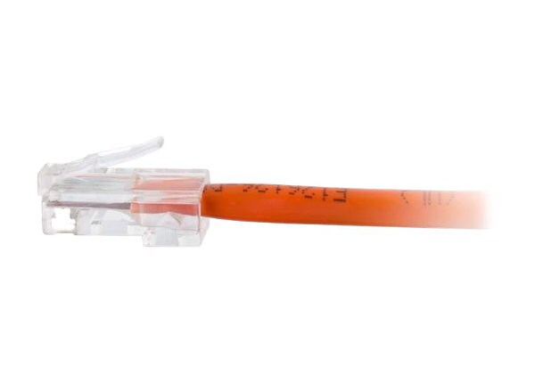 C2G Cat5e Non-Booted Unshielded (UTP) Network Patch Cable - patch cable - 30.5 cm - orange