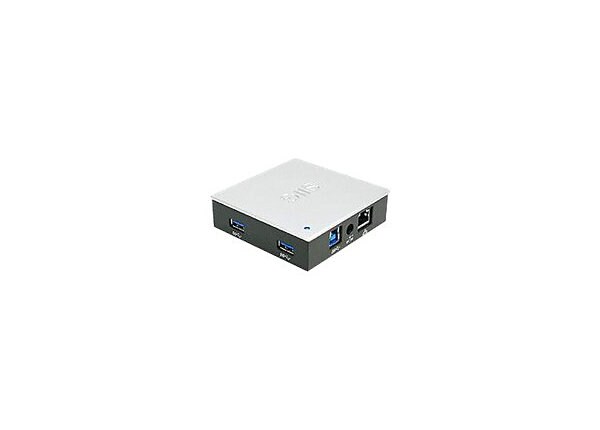 SIIG USB 3.0 & 2.0 Hub with Gigabit Ethernet - hub - 6 ports - desktop