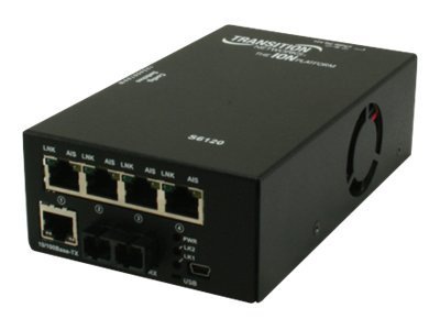 Transition Networks Lantronix ION S6120 T1/E1/J1 Copper Fiber Network Interface Device - North America