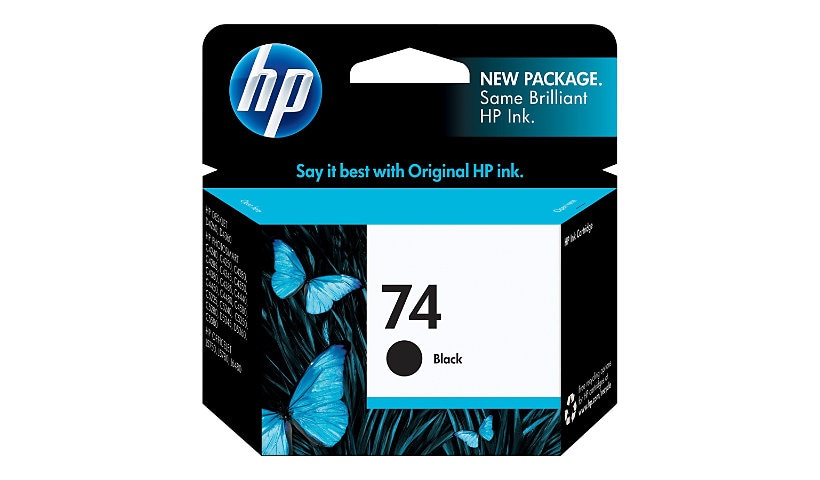 HP 74 Original Ink Cartridge - Single Pack