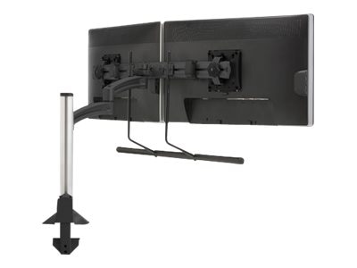 Chief Kontour K2C Articulating Dual Monitor Desk Mount - For 10-24 Inch Monitors - Black