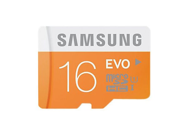 Samsung EVO MB-MP16D - flash memory card - 16 GB - microSDHC UHS-I