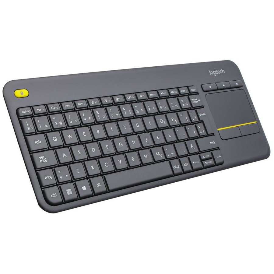 Logitech Wireless Touch Keyboard K400 Plus - keyboard - with touchpad - Fre