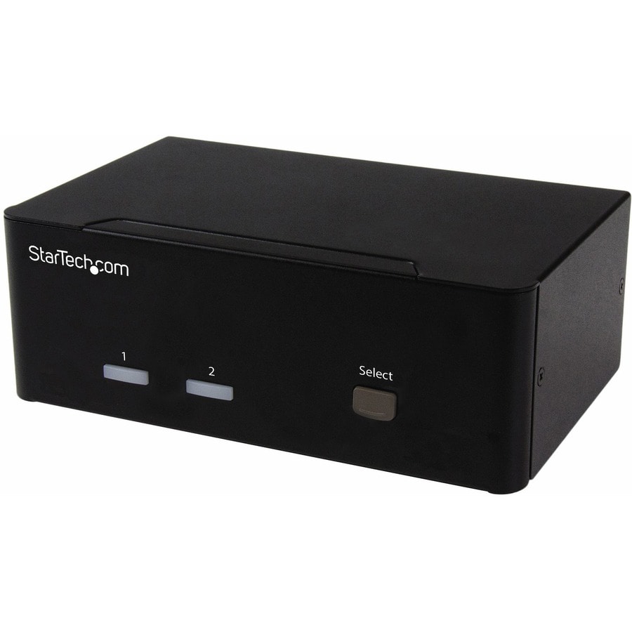 StarTech.com 2-port KVM Switch with Dual VGA and 2-port USB Hub - USB 2.0