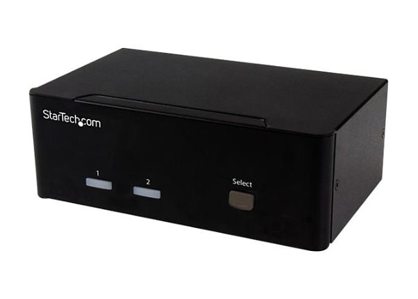 StarTech.com 2-port KVM Switch with Dual VGA and 2-port USB Hub 