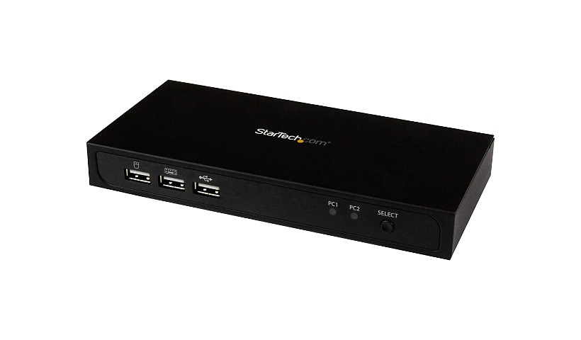StarTech.com 2-port Mini DisplayPort KVM switch - USB 2.0 - 4K at 60Hz - KV