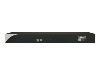 Tripp Lite 8-Port Cat5 KVM Switch PS2 to USB Input Adapter 1URM Rackmount - KVM switch - 8 ports - rack-mountable - TAA
