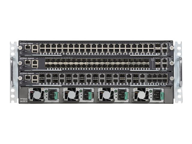 NETGEAR ProSAFE M6100-44GF3 Chassis Starter Kit Bundle (XCM8903SF-10000S)