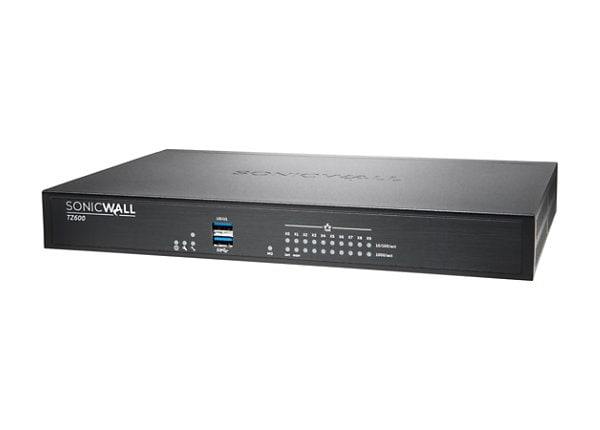 SONICWALL TZ600 NETWORK SEC/FW 10PT