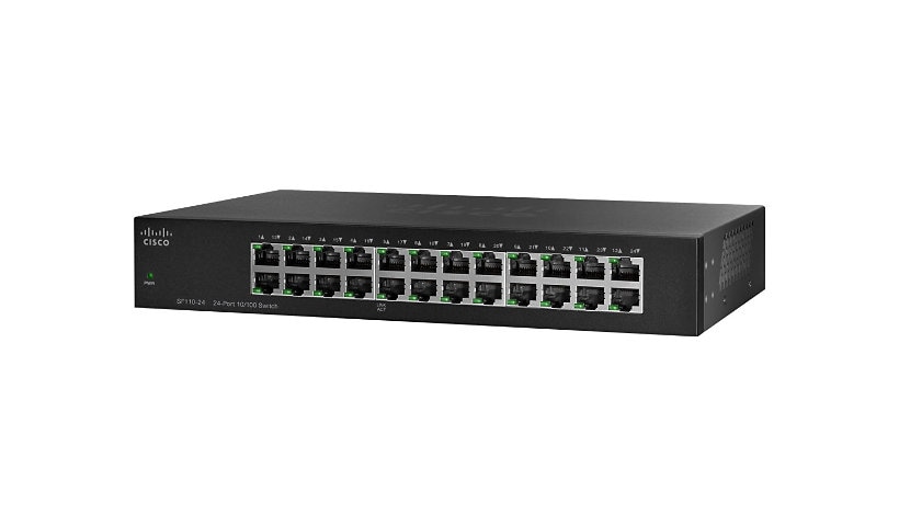 Cisco Small Business SF110-24 - switch - 24 ports - unmanaged - rack-mountable