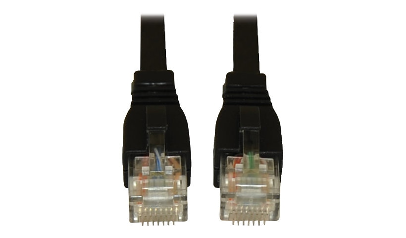 Eaton Tripp Lite Series Cat6a 10G Snagless UTP Ethernet Cable (RJ45 M/M), Black, 7 ft. (2.13 m) - patch cable - 7 ft -