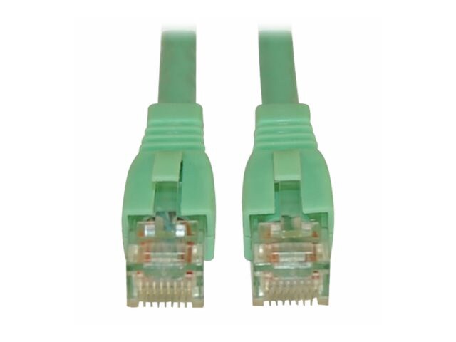 Eaton Tripp Lite Series Cat6a 10G Snagless UTP Ethernet Cable (RJ45 M/M), Aqua, 20 ft. (6.09 m) - patch cable - 20 ft -