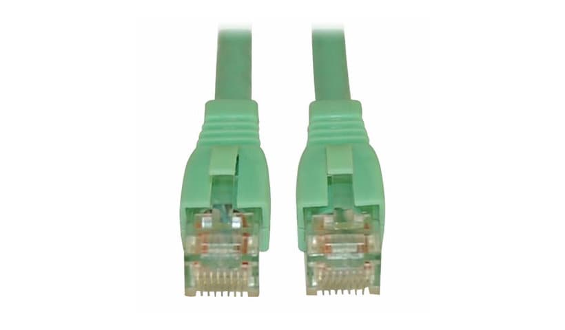 Eaton Tripp Lite Series Cat6a 10G Snagless UTP Ethernet Cable (RJ45 M/M), Aqua, 20 ft. (6.09 m) - patch cable - 20 ft -