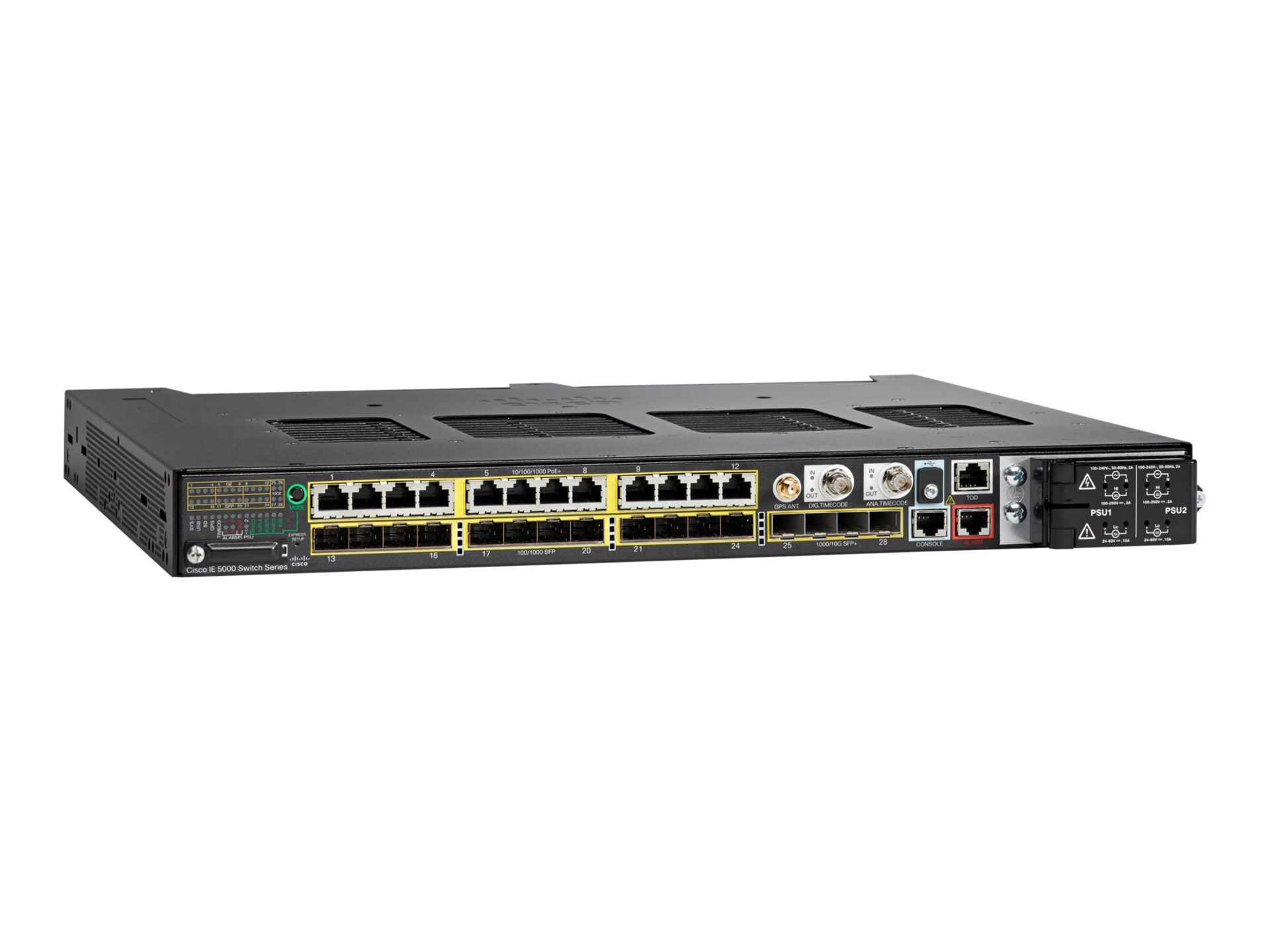 Cisco Industrial Ethernet 5000 Series - switch - 28 ports - managed - rack-mountable - TAA Compliant