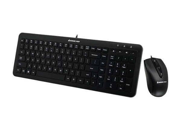 IOGEAR Quietus GKM515 - keyboard and mouse set