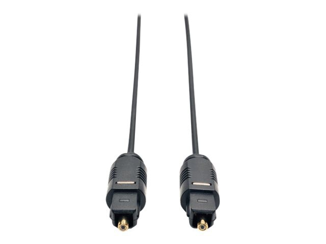 Tripp Lite Ultra Thin Toslink Digital Optical SPDIF Audio Cable M/M 2M 6'