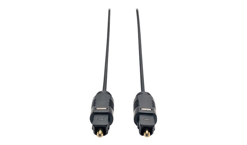Tripp Lite Ultra Thin Toslink Digital Optical SPDIF Audio Cable M/M 3M 10ft