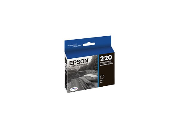 Epson 220 With Sensor - black - original - ink cartridge