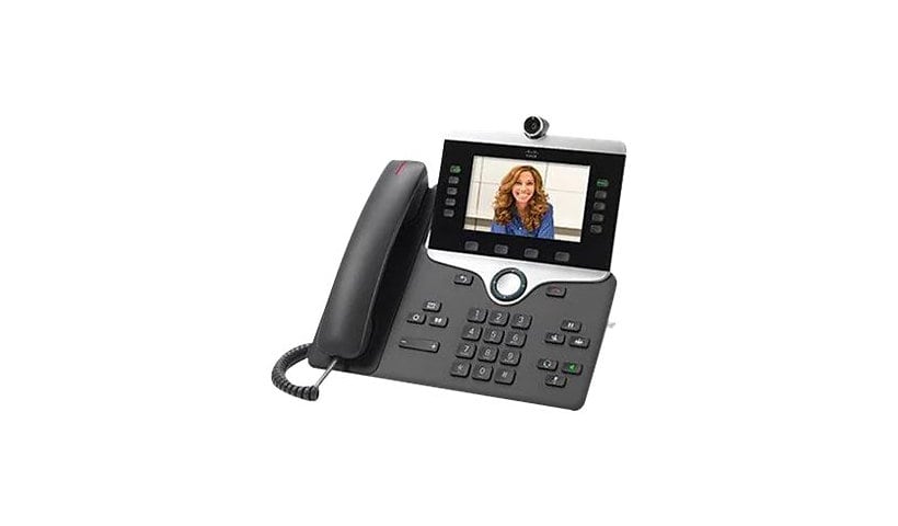 Cisco IP Phone 8845 - IP video phone - with digital camera, Bluetooth interface
