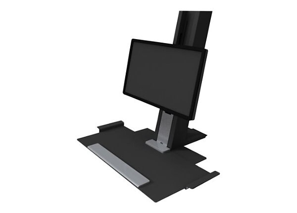 Humanscale QuickStand - Light Duty with Small Keyboard Platform - mounting kit