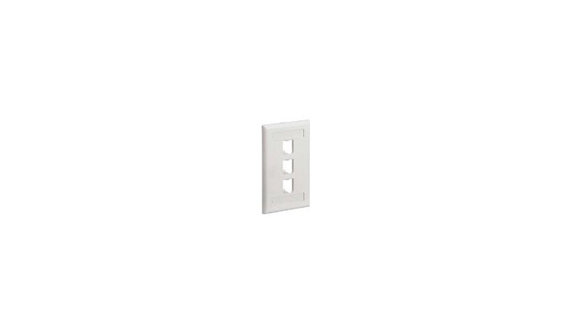 Panduit MINI-COM Classic Series Faceplates with Label and Label Cover - fac