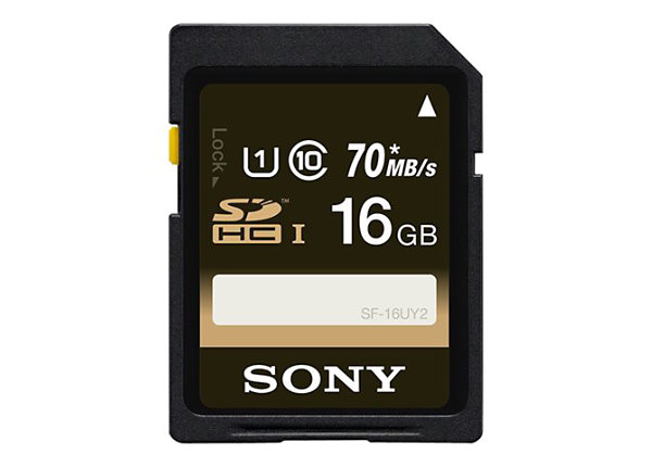 Sony SF16UY2/TQ - flash memory card - 16 GB - SDHC UHS-I