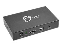 SIIG 1x4 HDMI Splitter with 3D and 4Kx2K - video/audio splitter - 4 ports
