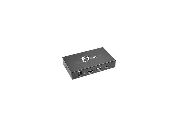 SIIG 1x4 HDMI Splitter with 3D and 4Kx2K - video/audio splitter - 4 ports