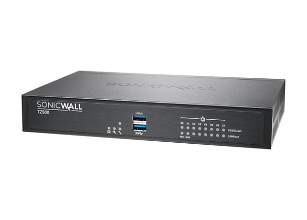 SONICWALL TZ500 NETWORK FW 8PT